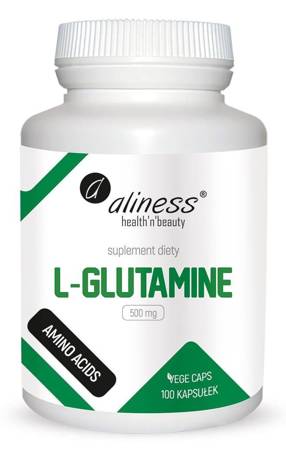 Aliness L-Glutamina 500 mg 100 kapsułek vege