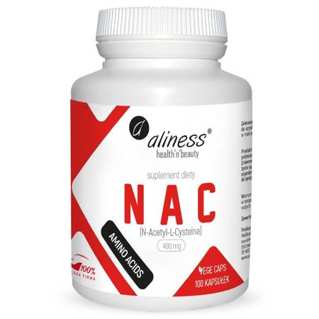 Aliness N-Acetylo Cysteina (NAC) 500 mg 100 kapsułek vege