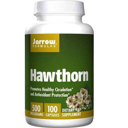 Jarrow Formulas Głóg (Hawthorn) 500 mg 100 kapsułek KRÓTKA DATA 30.09.2022