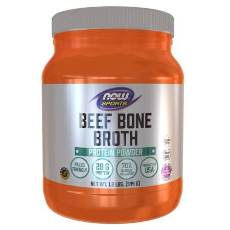 Now Foods Beef Bone Broth Puder 544 g