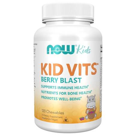 Now Foods Kid Vits Berry Blast 120 tabletek do ssania