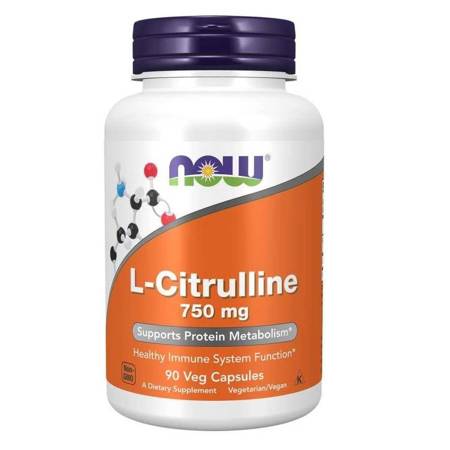 Now Foods L-Cytrulina 750 mg 90 kapsułek