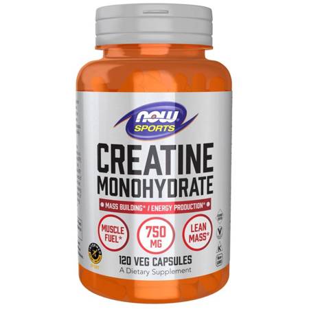 Now Foods Monohydrat Kreatyny 750 mg 120 kapsułek