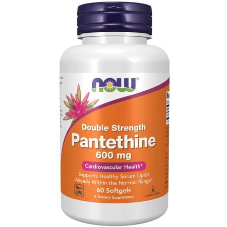 Now Foods Pantethine Double Strength 600 mg 60 kapsułek