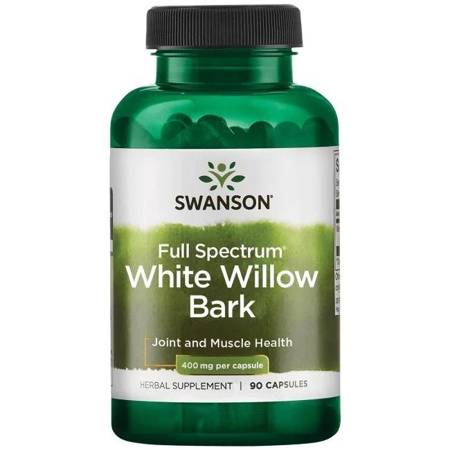 Swanson Biała Wierzba (White Willow) 400 mg 90 kapsułek
