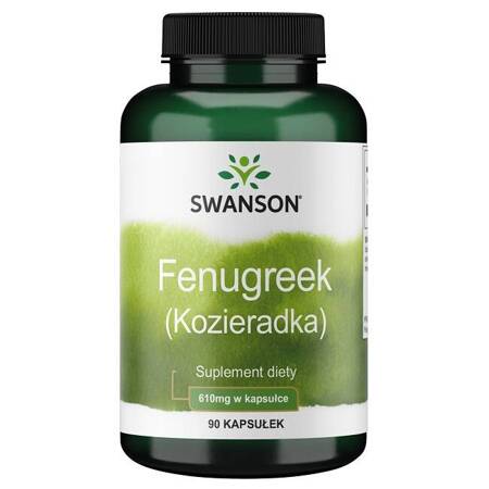 Swanson Kozieradka (Fenugreek) 610 mg 90 kapsułek