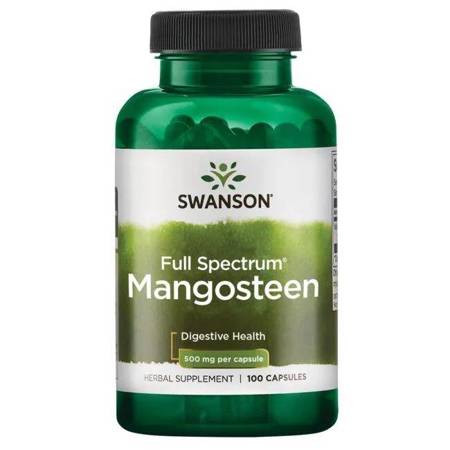 Swanson Mangostan (Mangosteen) 500 mg 100 kapsułek