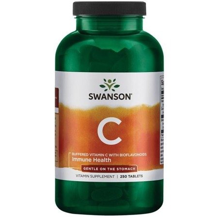 Swanson Witamina C 1000 mg Buforowana + Bioflawonoidy 250 tabletek
